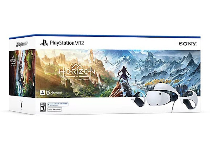 Sony PlayStation VR2 Headset Horizon Call of the Mountain Bundle