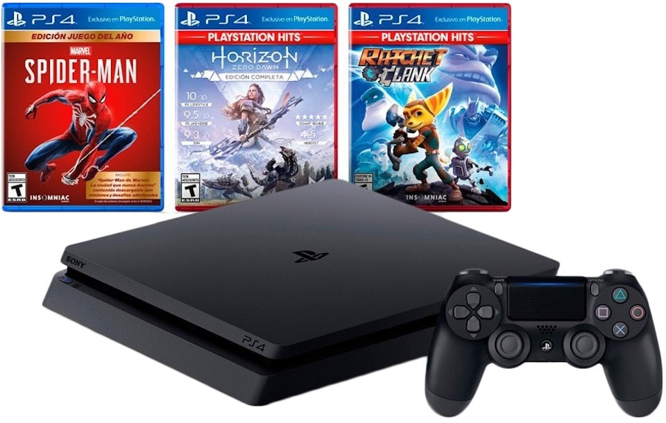 Consola PS4 Slim + Uncharted 4 (1 TB)