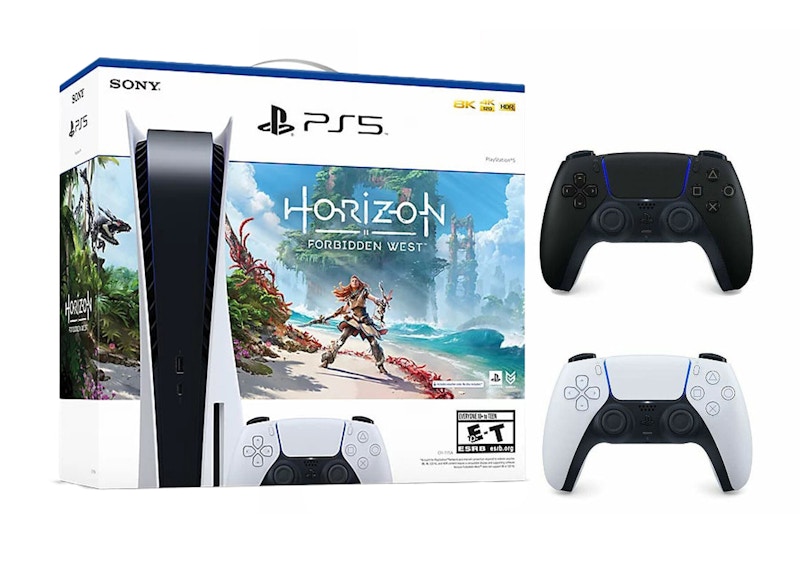 Sony Playstation 5 PS5 Horizon Forbidden West Blu-Ray Console with Extra  DualSense Wireless Controller Bundle (US Plug)  1000032115/1000032000-3006392