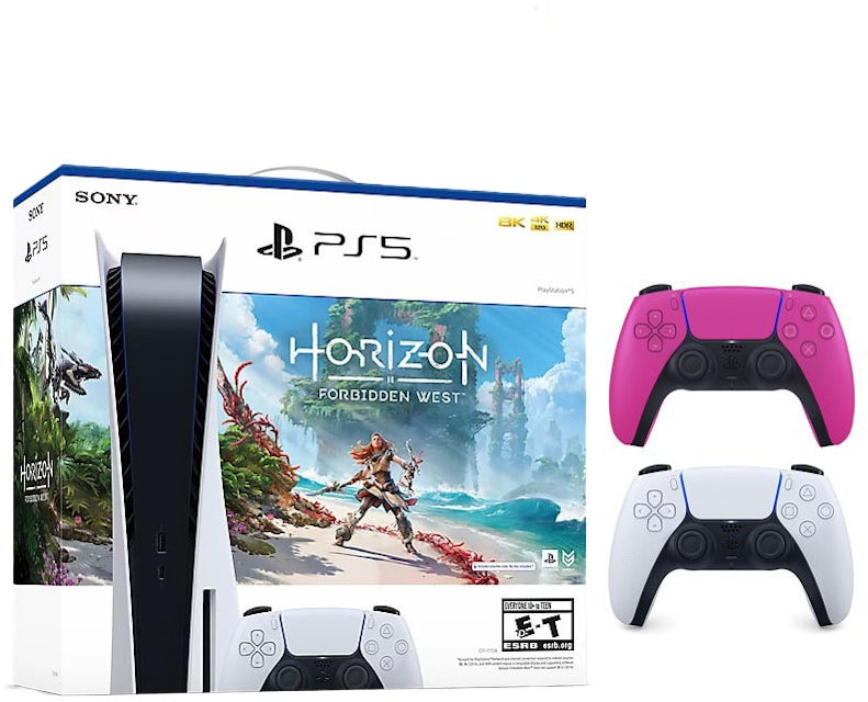 Sony PlayStation 5 PS5 Blu-ray Horizon Forbidden West Console Bundle (US  Plug) 1000032115 / 1000032000 - US