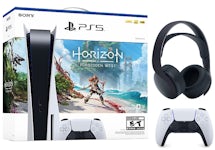 Sony PS5 Bluray with Horizon Forbidden West + 2 Games, PULSE