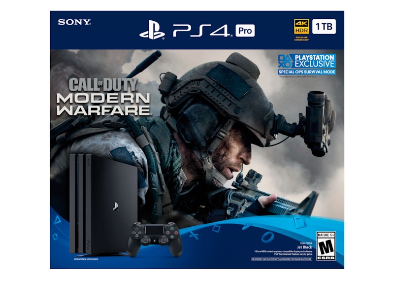 Sony Playstation PS4 Pro 1TB Call of Duty: Modern Warfare Bundle