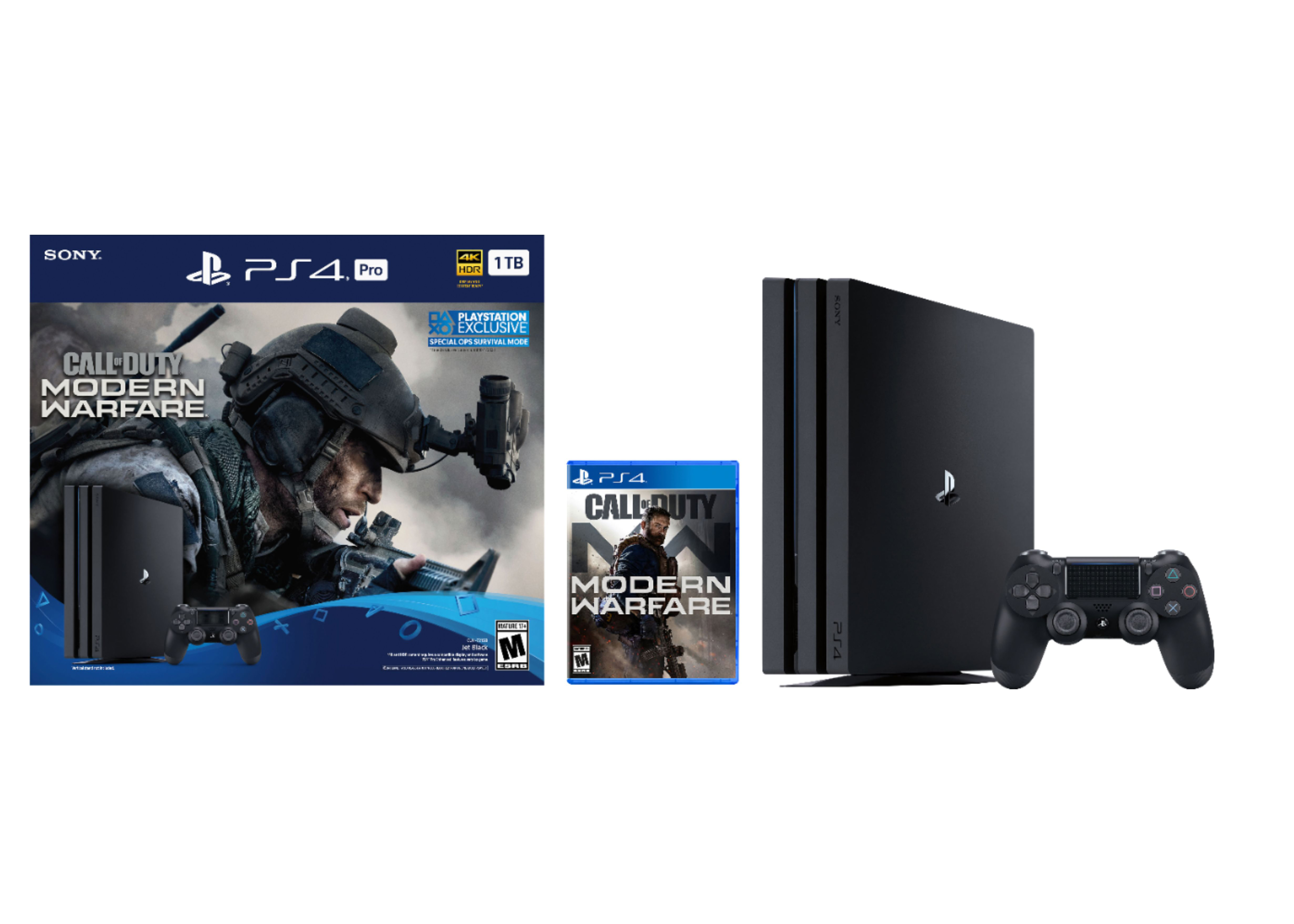 Sony Playstation PS4 Pro 1TB Call of Duty: Modern Warfare Bundle