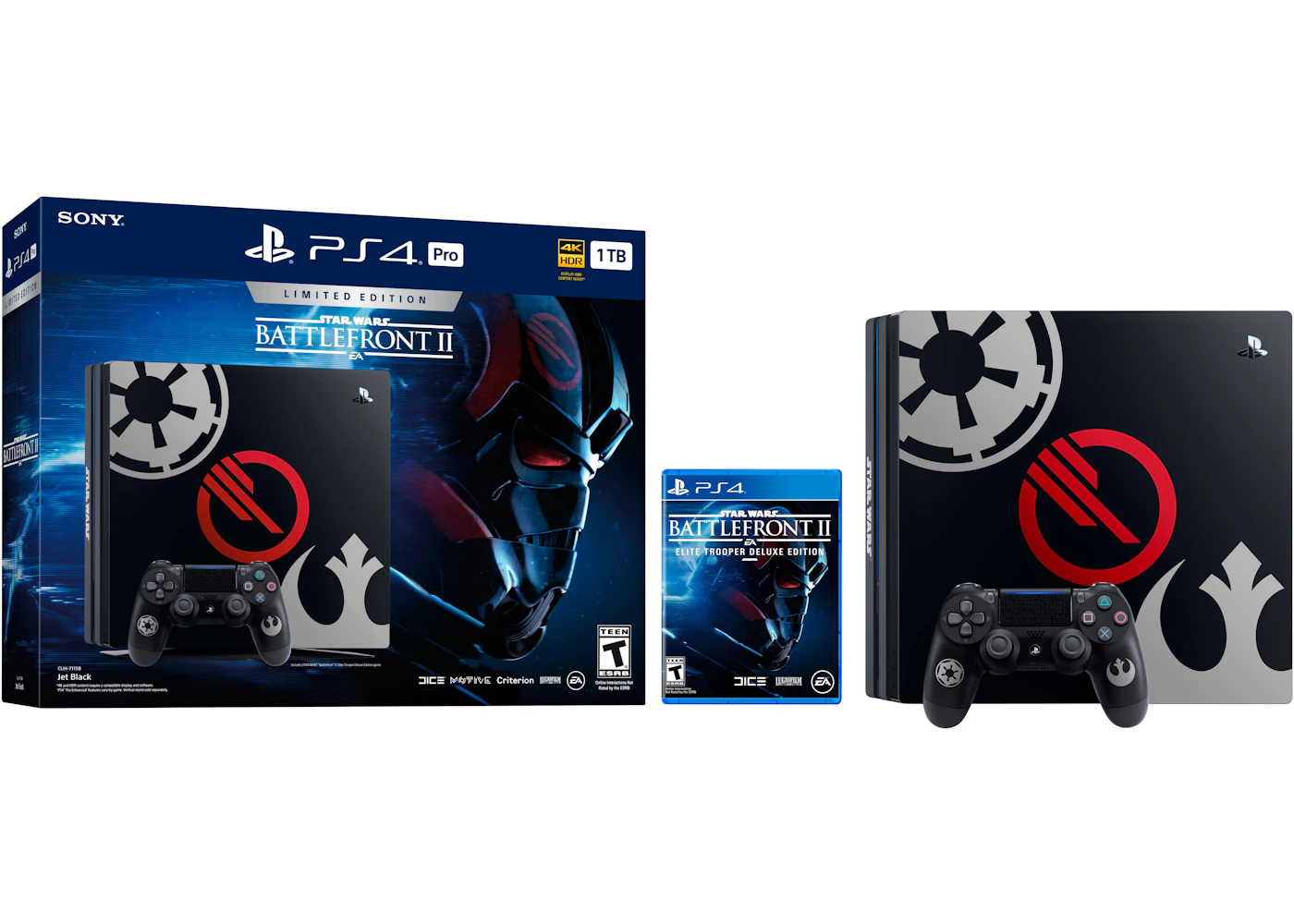 Battlefront Ii Ps4 Pro Star Wars Edition PlayStation Pro 1000GB