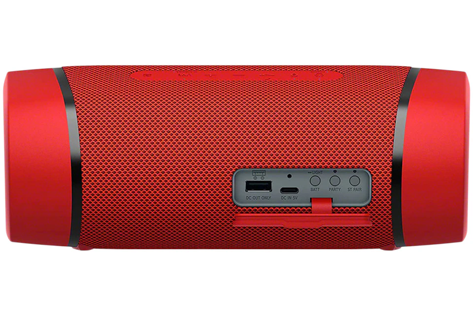 Sony Portable Waterproof Bluetooth Speaker SRSXB33/RZ Red