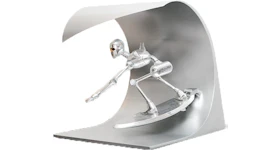 Hajime Sorayama Classic Robot Surf Sculpture Silver
