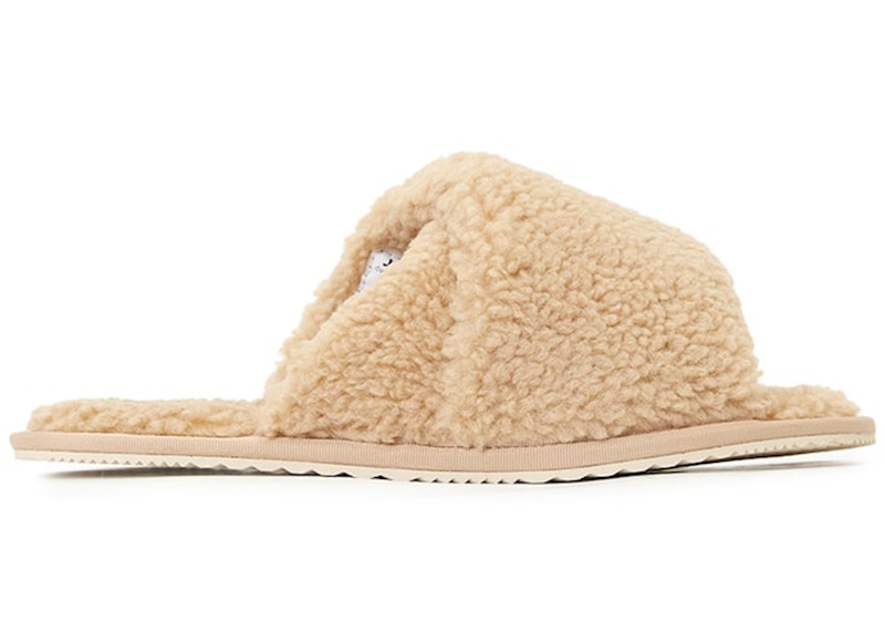 Pre-owned Sorel Go Mail Run Slipper (women's) Sneakers In Natural Tan In Brown