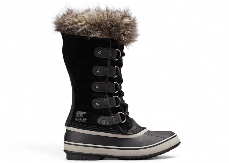 Pre-owned Sorel Joan Of Ark Boot (women's) Sneakers In Black/quarry