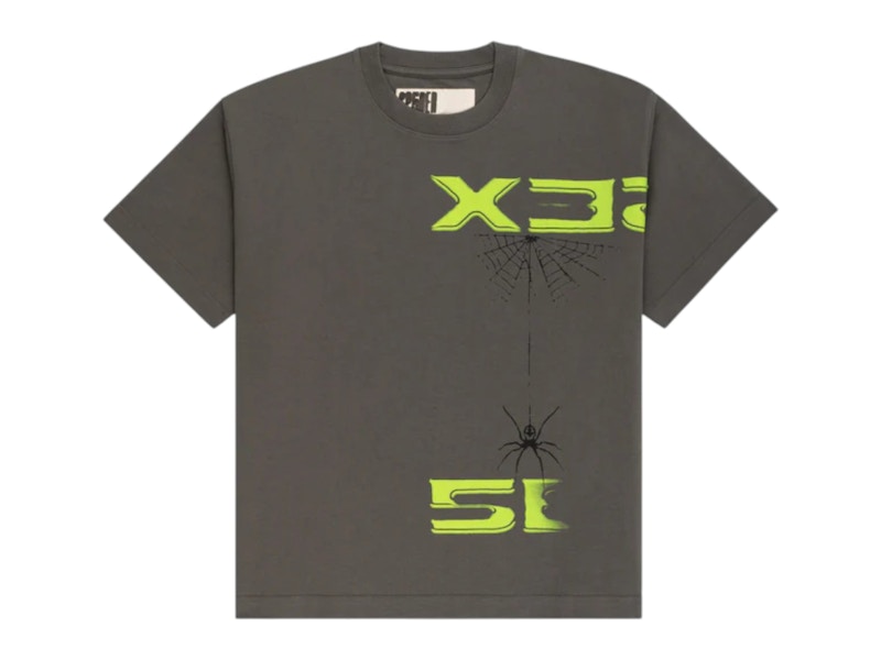 Sp5der 5EX Heavyweight Tee Slate Grey