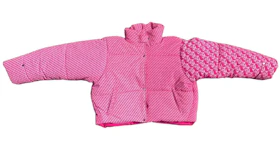 Sp5der 5Star P*nk Puffer Jacket Pink