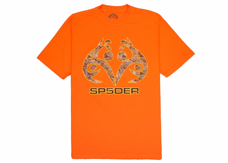 Pre-owned Sp5der Arach Tee Shirt In Orange