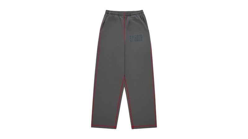 Sp5der Archive Contrast Sweatpant Slate Grey
