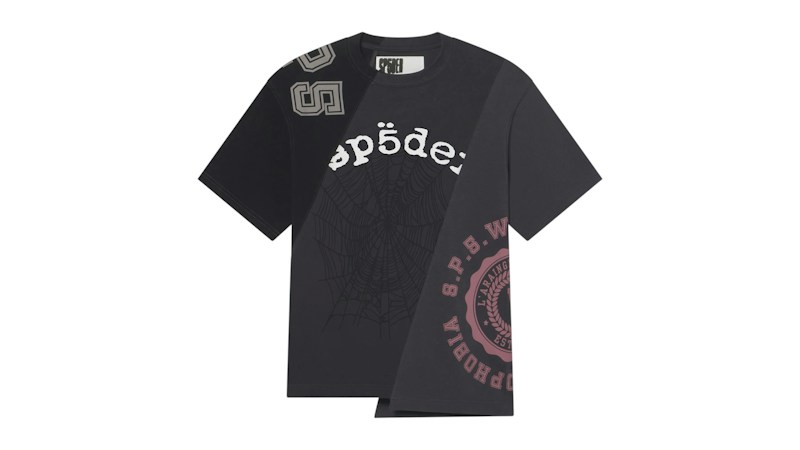 Sp5der Asymmetrical 5 Tee Black