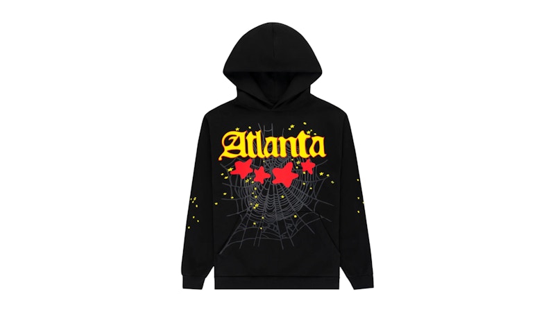sp5derATLANTA HOODIE ブラック XS Sp5der Atlanta Hoodie Black Men's - FW25 - US