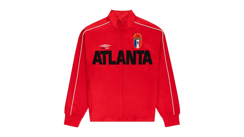 Sp5der Atlanta Track Jacket Red Men's - SS25 - US Sp5der Atlanta Track Jacket Red Men's - SS25 - US