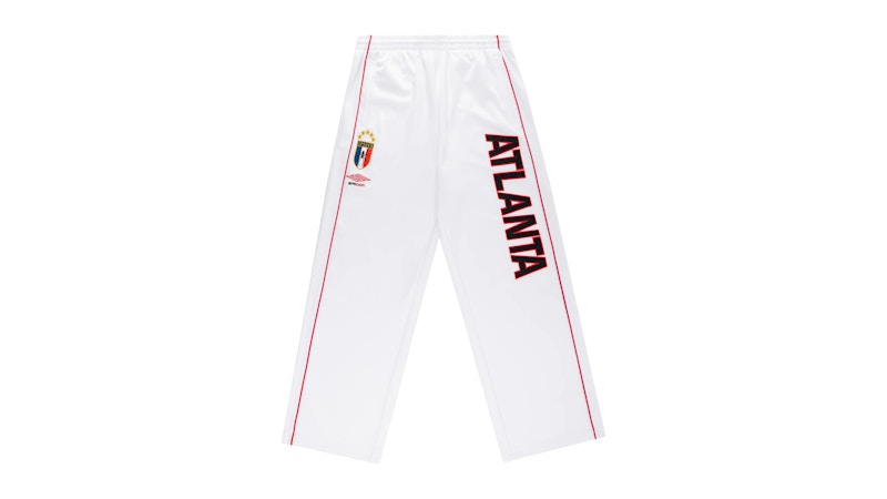 Pre-owned Sp5der Men's Atlanta Track Pant In White