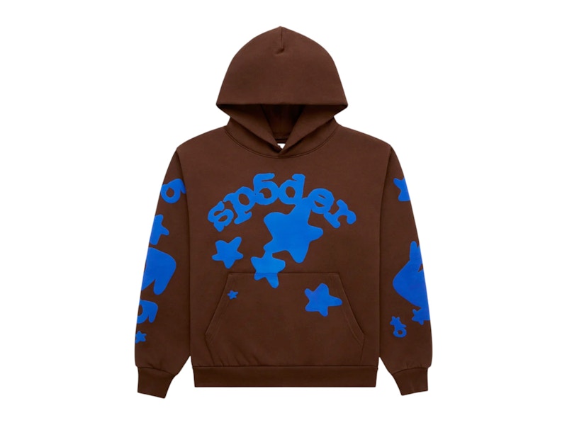 Sp5der Beluga Hoodie Brown Men's - FW25 - US