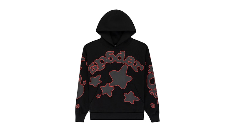 Sp5der Beluga Outline Hoodie Black メンズ - FW25 - JP