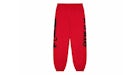 Sp5der Pantalones de chándal Beluga Rojo
