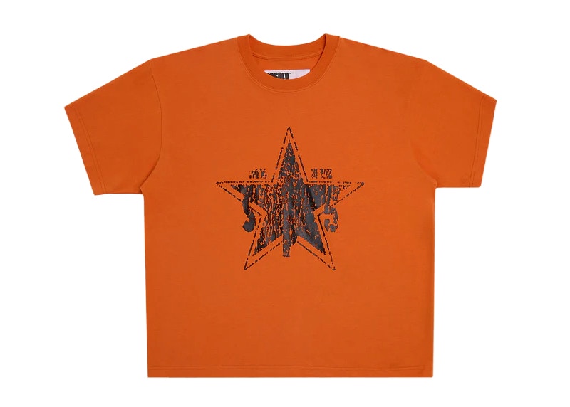 Sp5der Big Star Tee Red/Orange