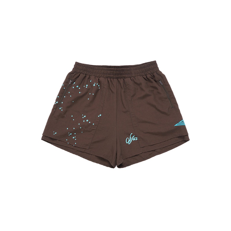 Sp5der Double Layer Shorts Chocolate