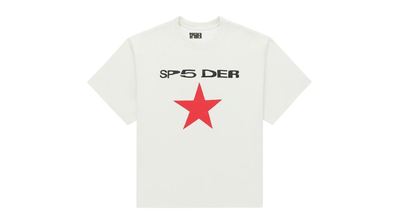 T-shirt Sp5der Five Point bianca