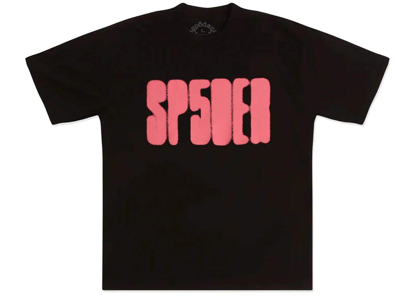 Sp5der Focused Logo Tee Black Men's - SS24 - US