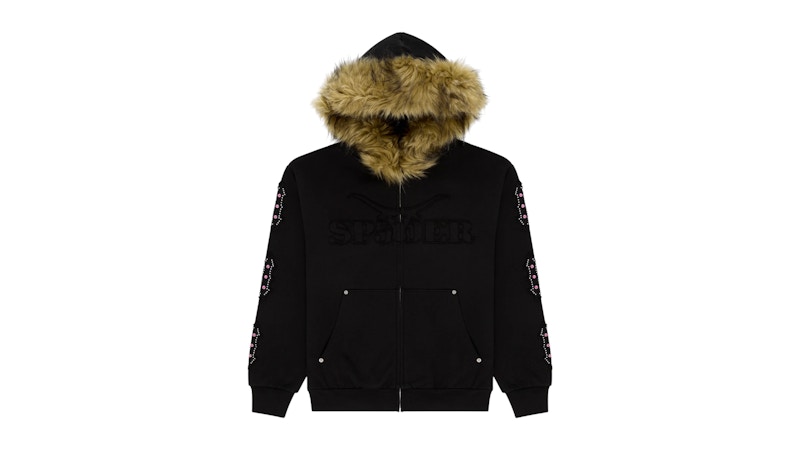 Sp5der Garibaldi Zip Up Black