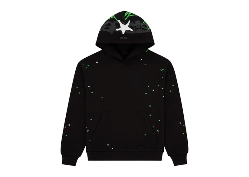 Sp5der Heavy Web Hoodie (FW25) Black Men's - FW25 - US