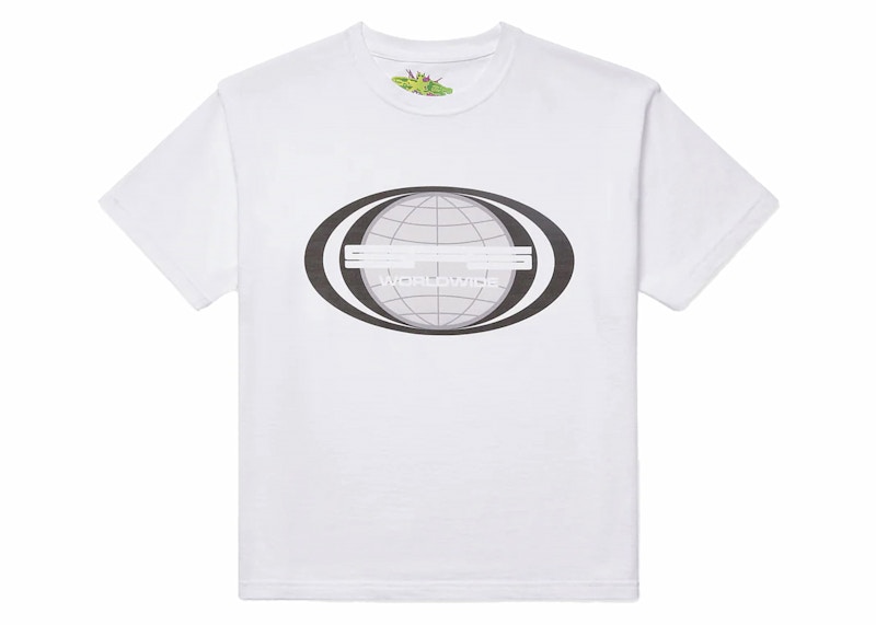 Sp5der Jumbo Globe Tee White Men s FW23 US