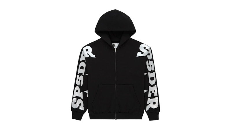 Sp5der MX555 Zip Hoodie Black - FW25 - US