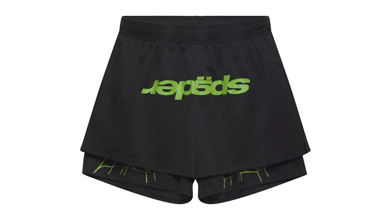 Sp5der Mesh Double Layer Short Onyx