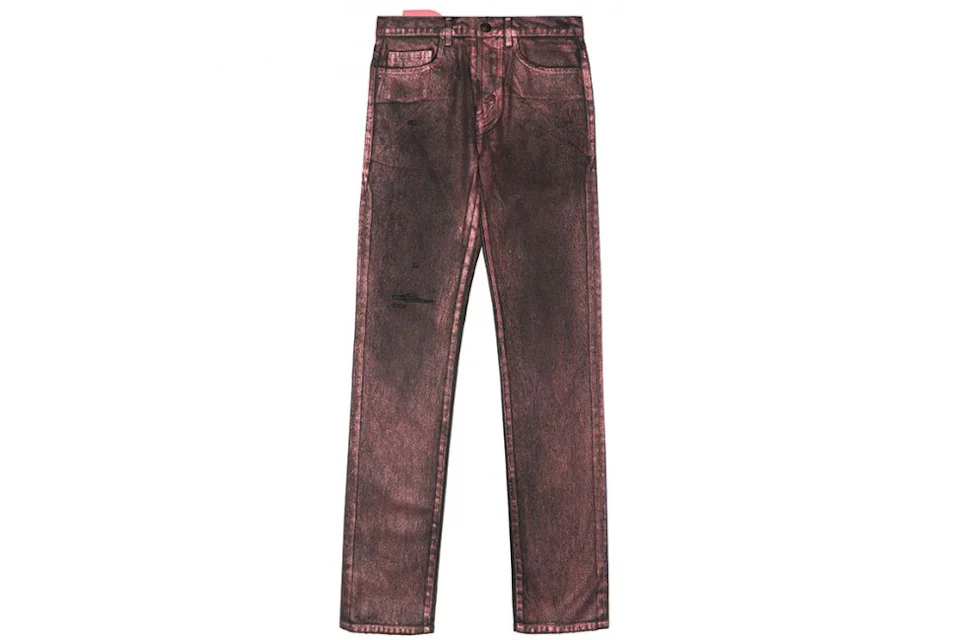 Sp5der Metallic Wash Jeans Multi - SS22 Homme - FR