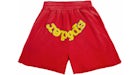 Sp5der OG Logo Sweatshort Red