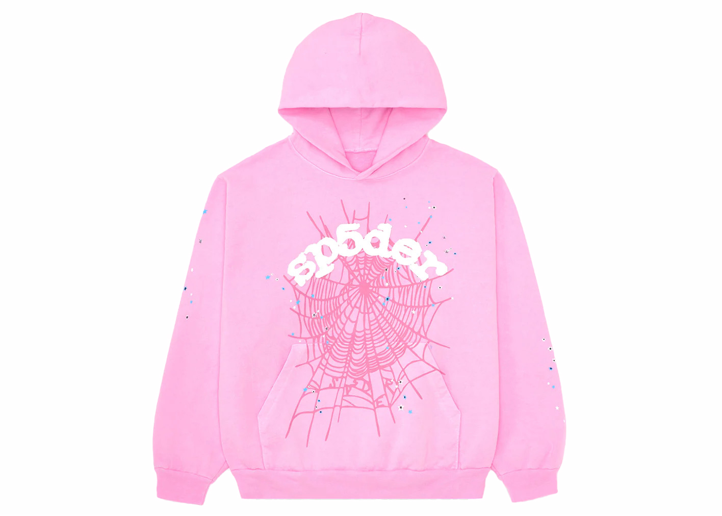 sp5der pink hoodie - トップス