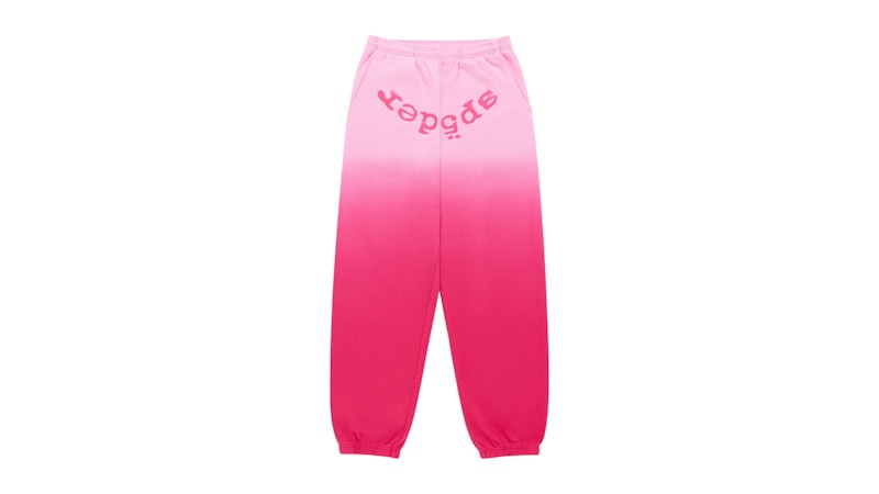 Sp5der OG Web Ombre Sweatpant Pink