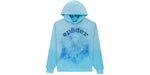 Sp5der OG Web V2 Spray Hoodie Light Blue