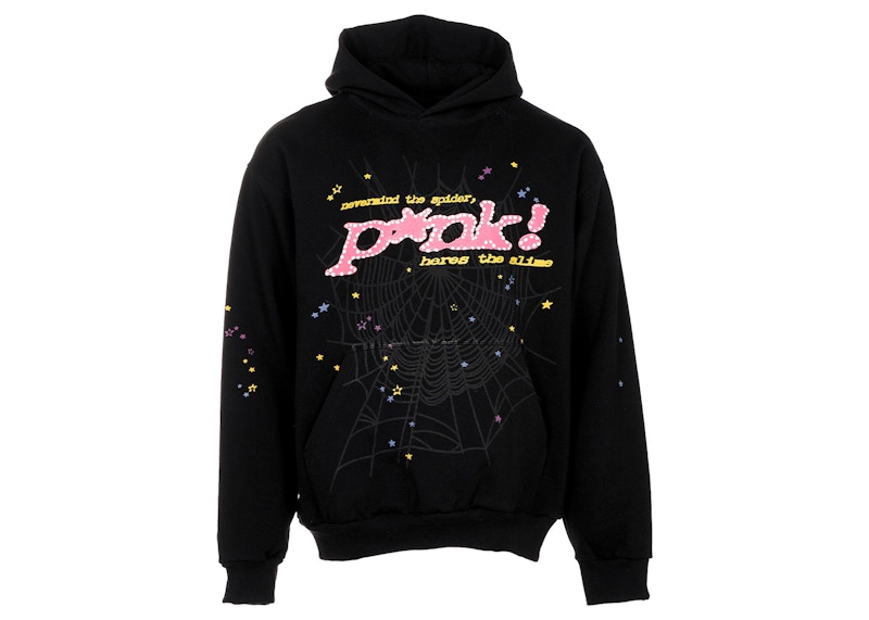 Sp5der P*NK Hoodie Pink Men's - SS21 - US