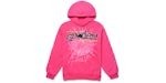 スパイダー P*NK V2 パーカー ピンク