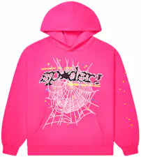 Sp5der P*NK Hoodie Pink Men's - SS21 - US