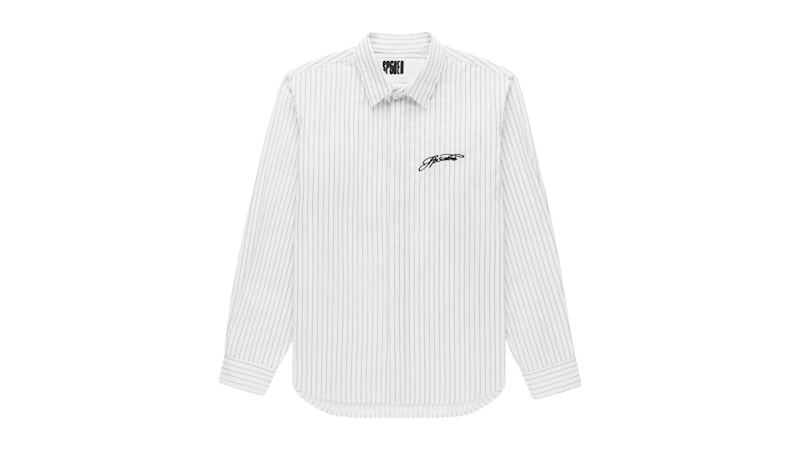 Sp5der R-05 Oxford Button Down Shirt White