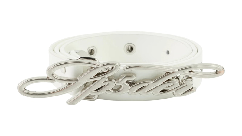 Sp5der R-05 Script Belt White - SS26 - US