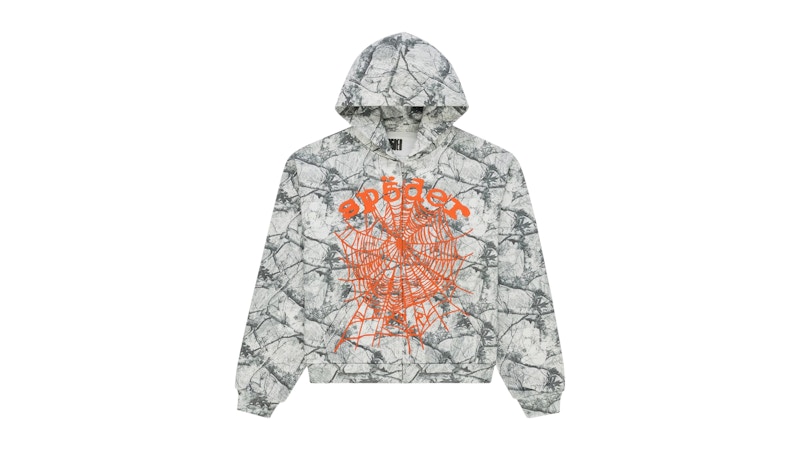 Sp5der Real Tree OG Web V2 Zip Hoodie White Camo メンズ - SS26 - JP