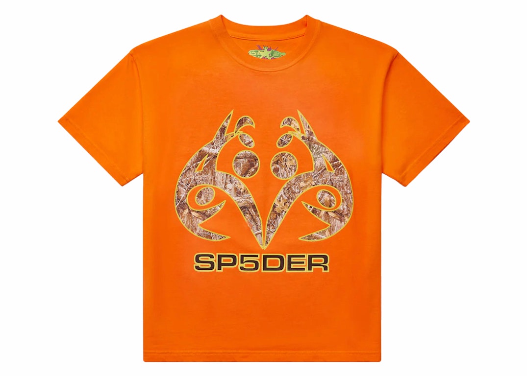Pre-owned Sp5der Arach Tee Orange