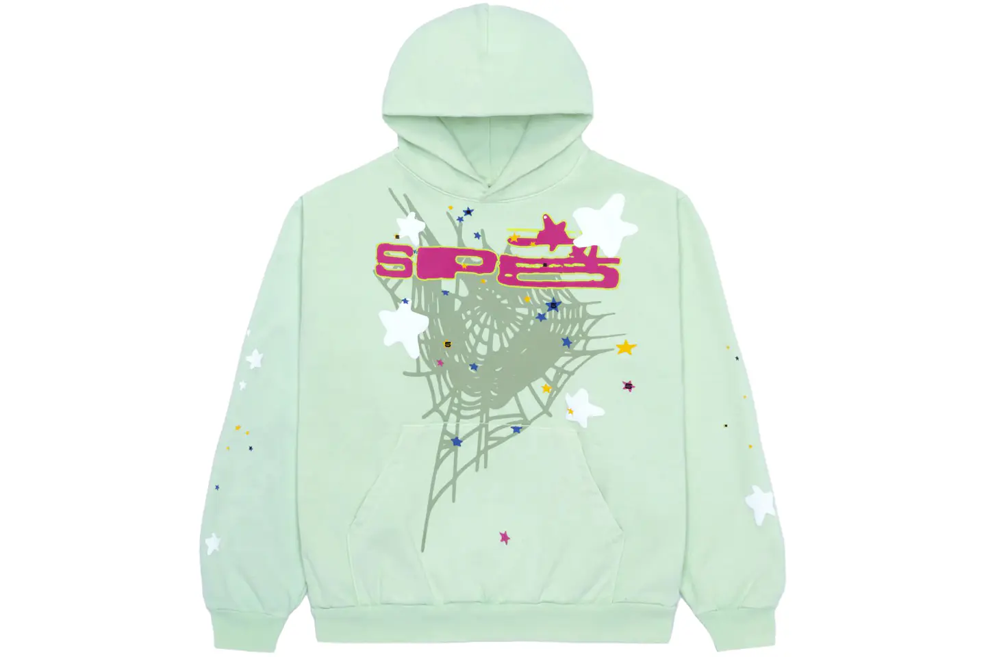 Sp5der SP5 Mint Hoodie Mint Men's - SS23 - US