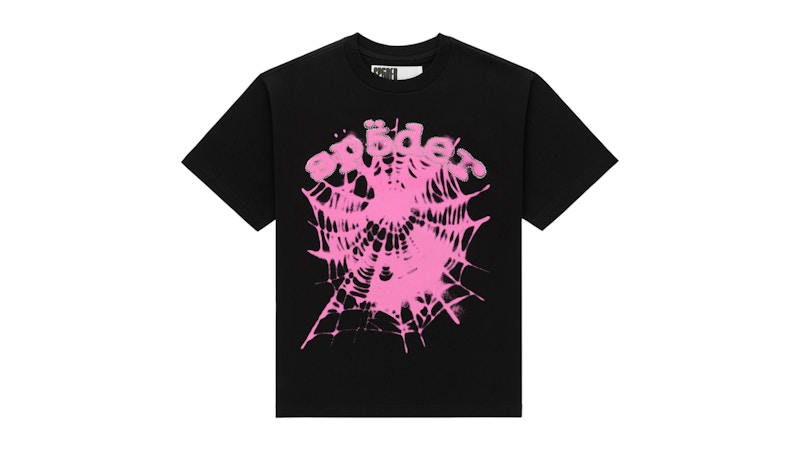 Sp5der OG Web V2 Tee ブラック US S Sp5der Scattered OG Web V2 Tee Black - SS26 - US