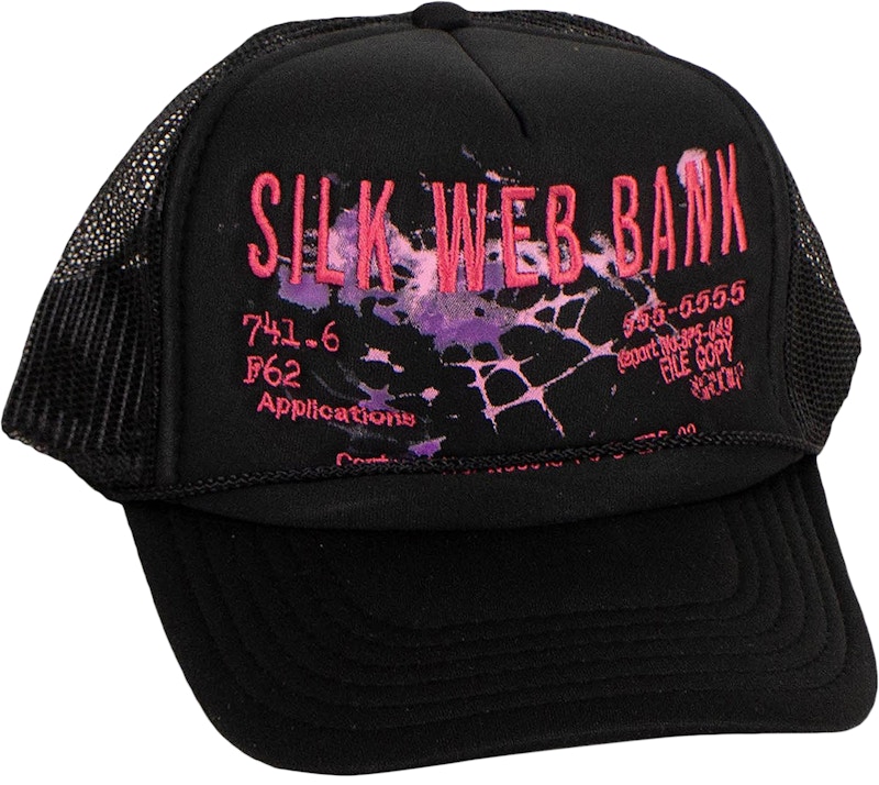 Sp5der Silk Web Bank Trucker Hat Black - FW21 - US