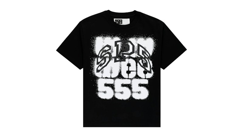 Camiseta Sp5der Sp555 negra