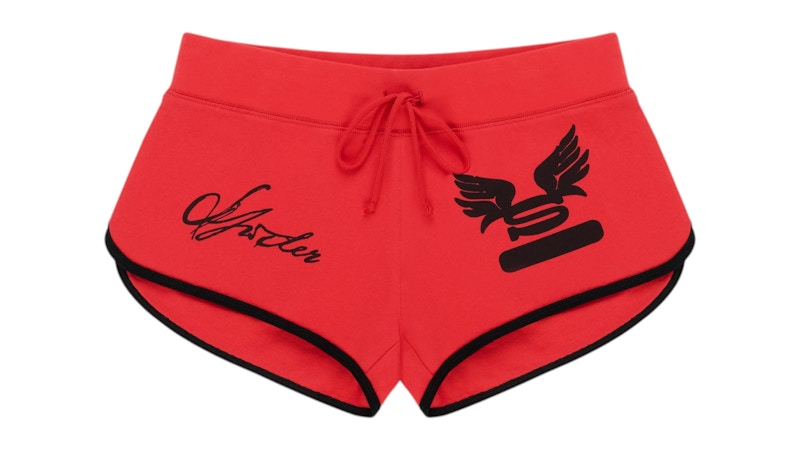 Pantalón corto Sp5der Sp5Wom Track rojo