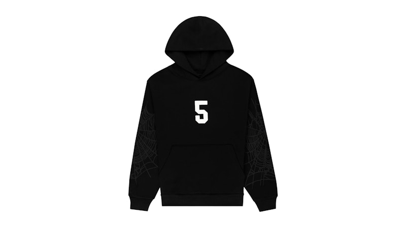 Sp5der Stadium Hoodie Black SS25 US